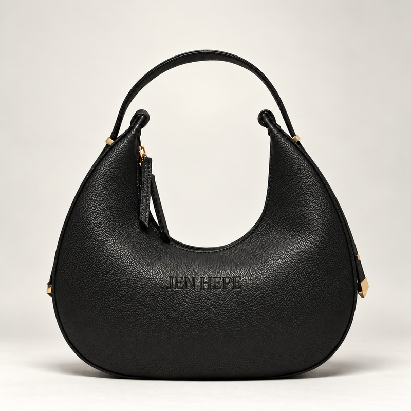 JEN HEPE SIENNA - Curved Hobo Bag