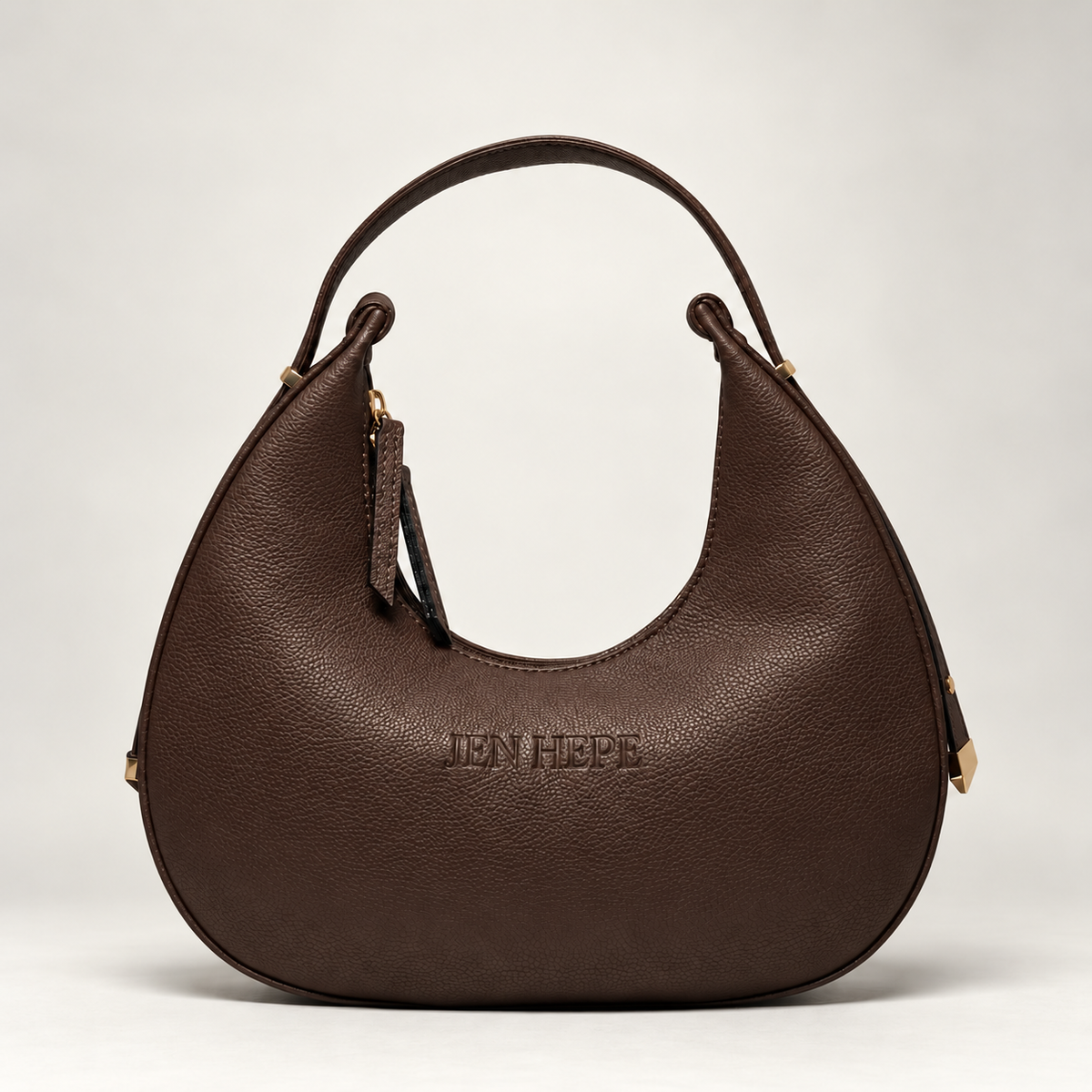 JEN HEPE SIENNA - Curved Hobo Bag